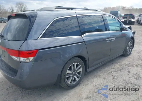 2014 Honda Odyssey Touring/Touring Elite from USA, damaged, VIN 5FNRL5H91EB110532